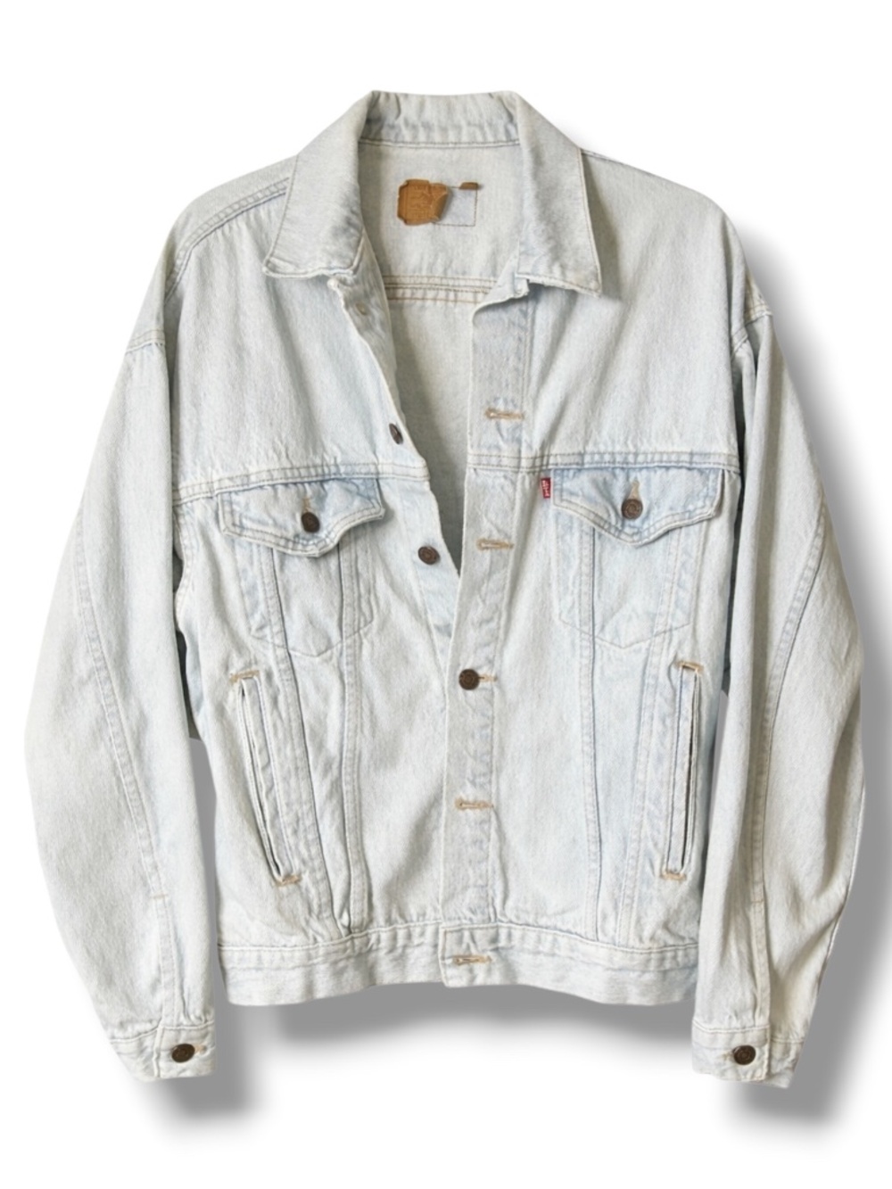 Vintage Levi’s USA Made Light Wash Trucker Denim Jacket M/L